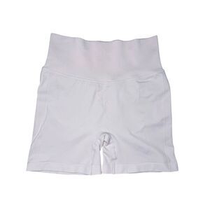 Bucked Up‎ Women’s Small Activewear Shorts Light Pink Stretch Lifting Gym Shorts